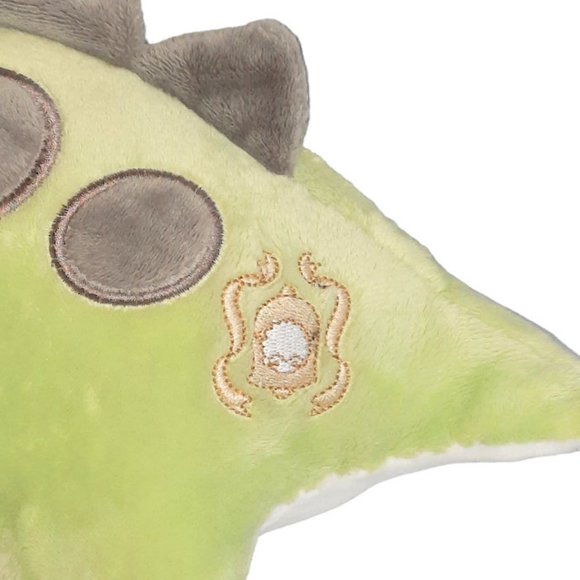 Bellzi Brontosaurus Dinosaur Green Spotted Plush Stuffed Animal Toy 10" - Picture 2 of 7